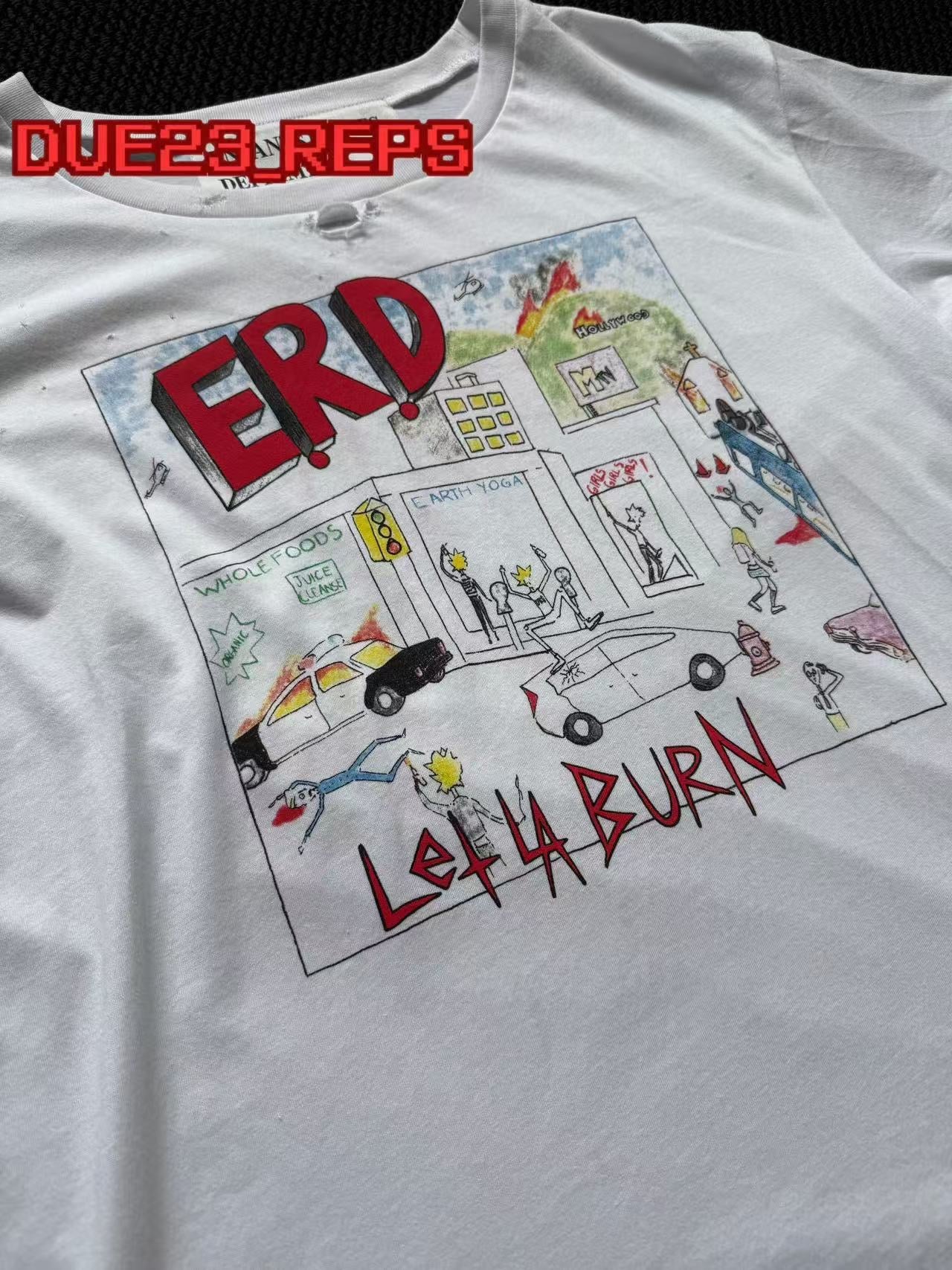 ERD Enfants Let LA Burn T-Shirt